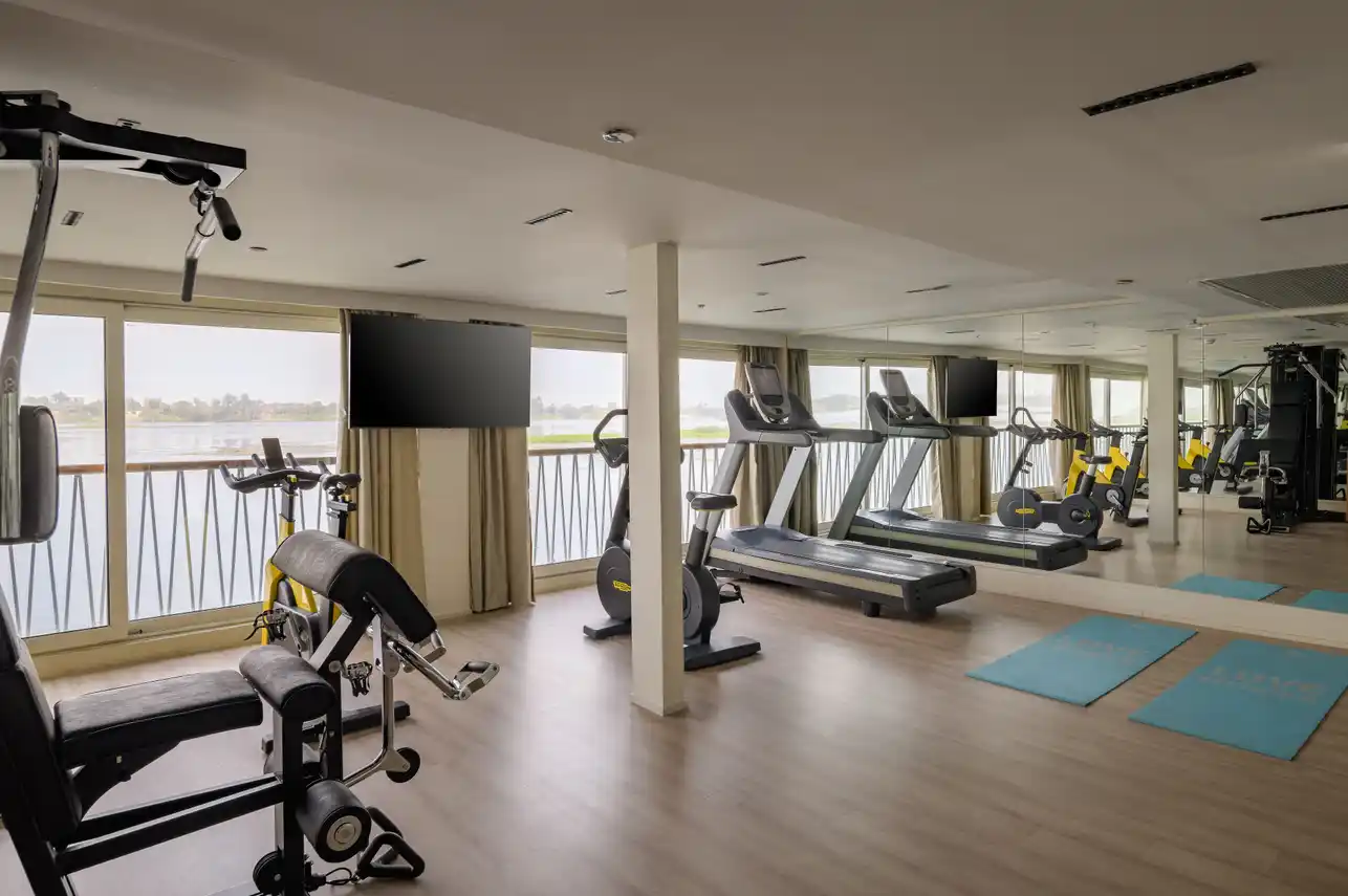 Gym aboard the MS Tamr Henna Nile Cruise Nile cruise